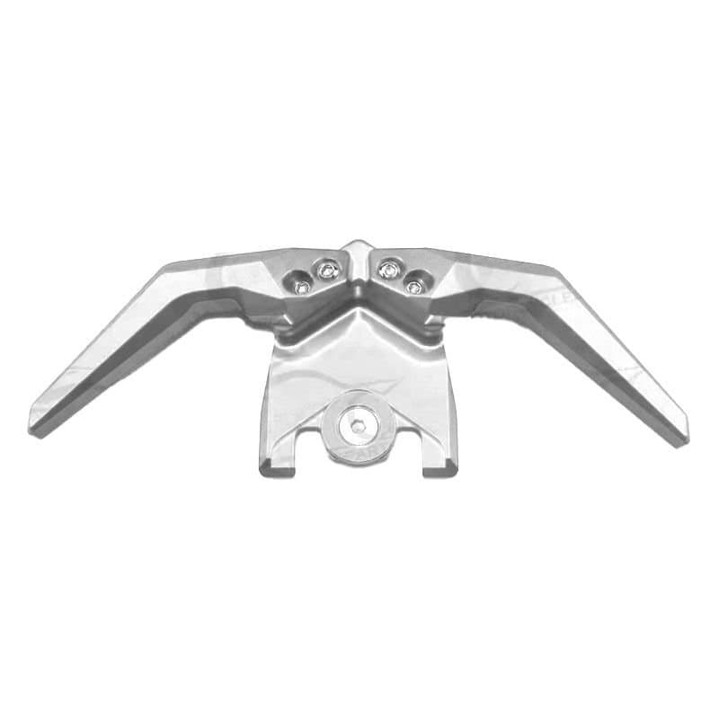 Kawasaki Ninja 300 - 250 - Z250 - Z300 Uyumlu Arka Yolcu Tutamağı Gümüş aksesuar
