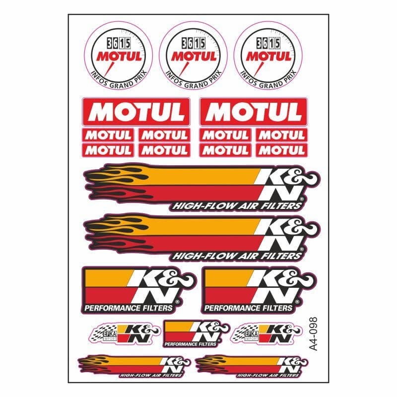 A4 Sticker 098 TEK Paket Çoklu Sticker aksesuar