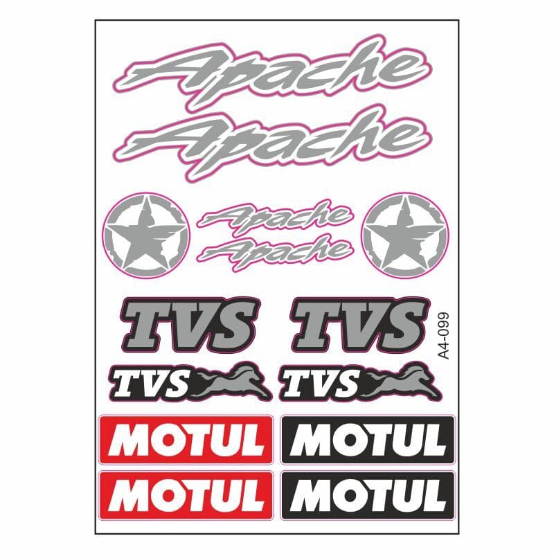A4 Sticker 099 TEK Paket Çoklu Sticker aksesuar