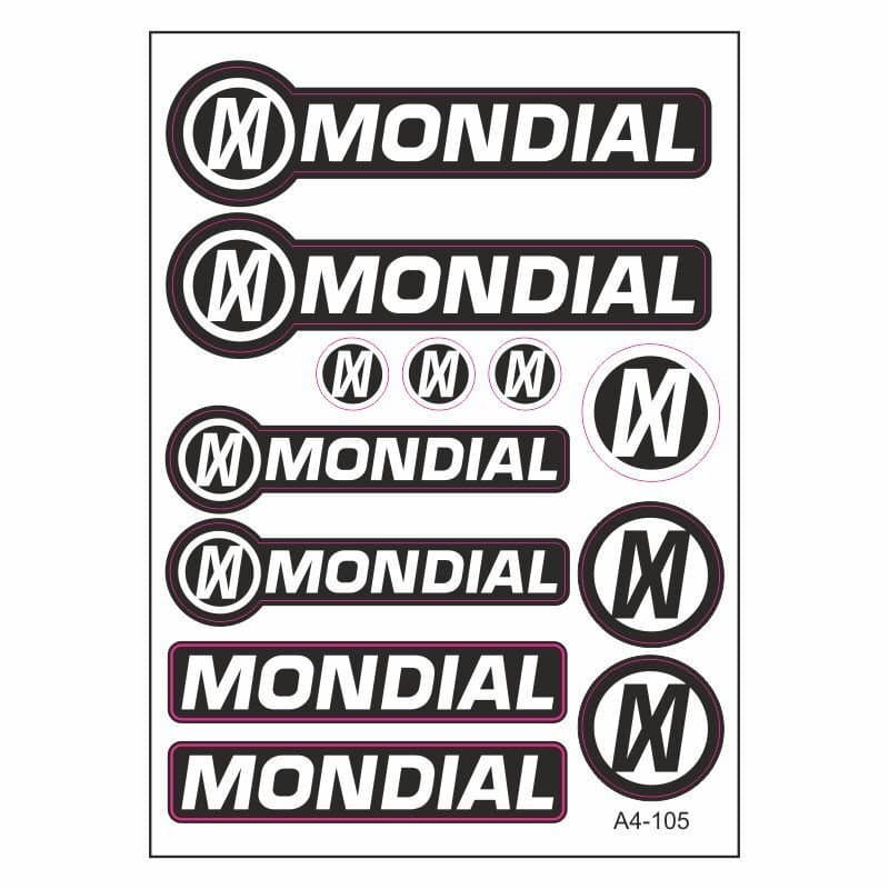 A4 Sticker 105 TEK Paket Çoklu Sticker aksesuar