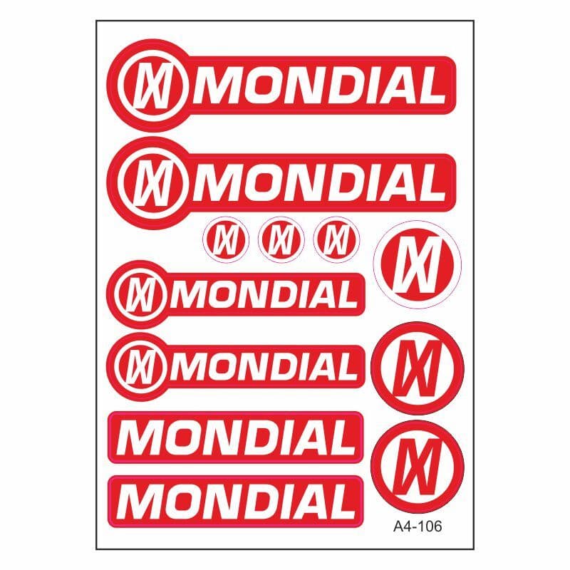 A4 Sticker 106 TEK Paket Çoklu Sticker aksesuar