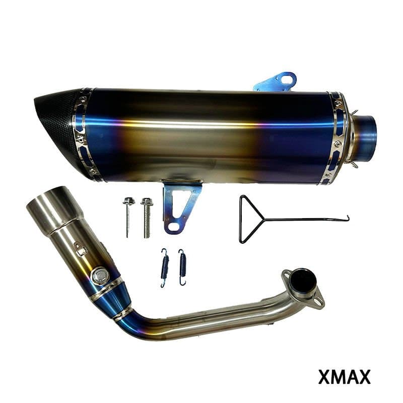 Yamaha Xmax 2018 - 2024 Uyumlu Performans Egzoz Full Sistem Hologram aksesuar