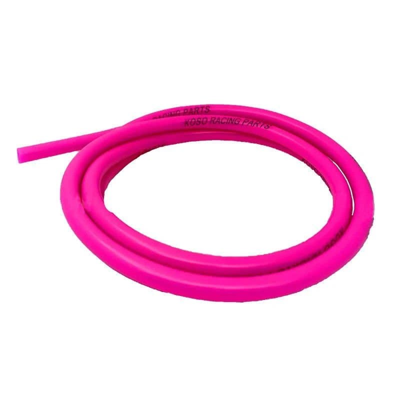 Universal Motosiklet Yakıt Hortumu Florasan Pembe Yüksek Sıcaklık Ve Yüksek Basınca Dayanıklı 7 X 10 MM 155 CM aksesuar