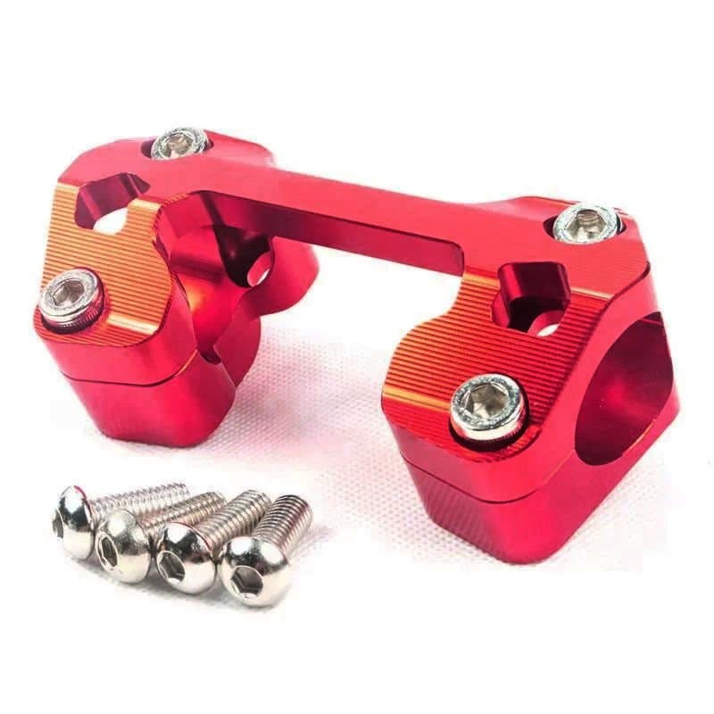 Universal Motosiklet Gidon Kelepçesi 28 Mm Kırmızı aksesuar