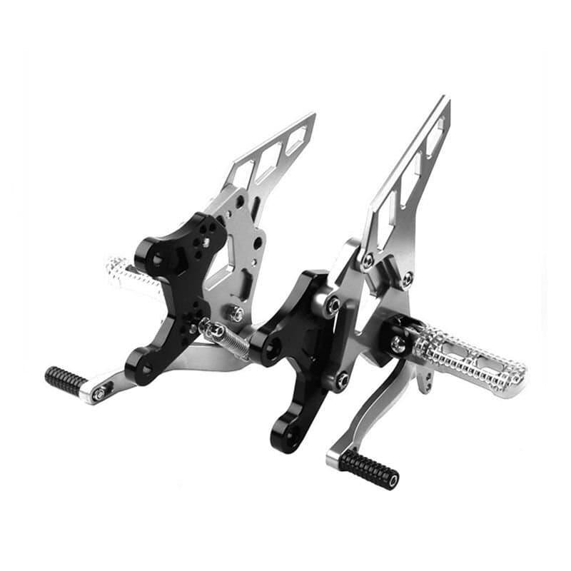 Kawasaki Z900 Uyumlu Sürücü Basamak Braketi Takım Gümüş aksesuar