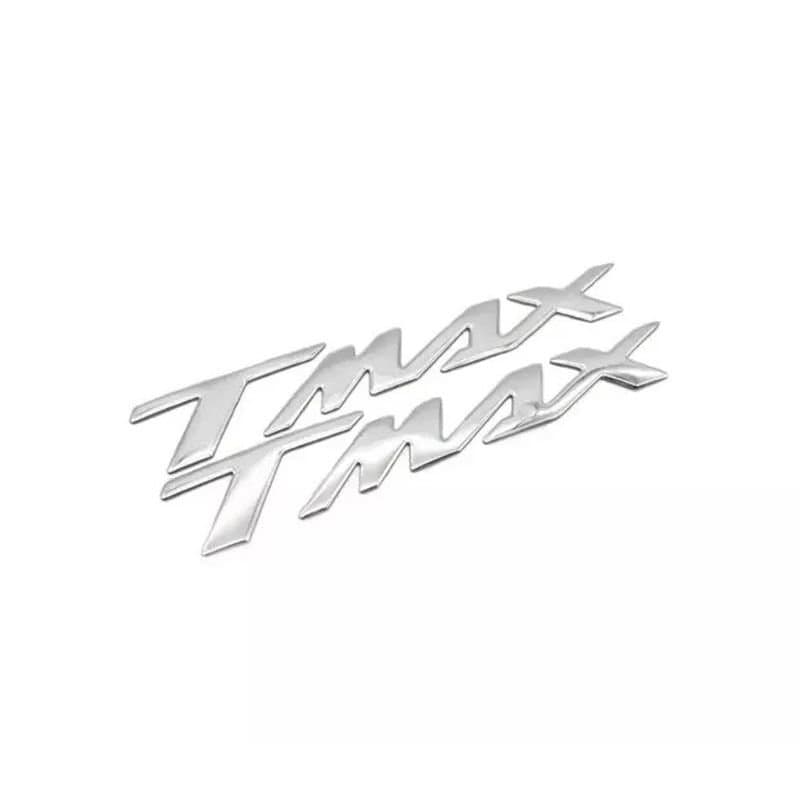 Yamaha Tmax Uyumlu Sele Altı Metal Yazı Seti Nikel aksesuar