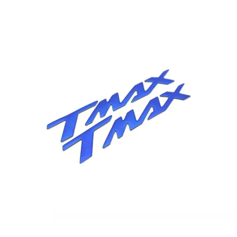 Yamaha Tmax Uyumlu Sele Altı Metal Yazı Seti Mavi aksesuar