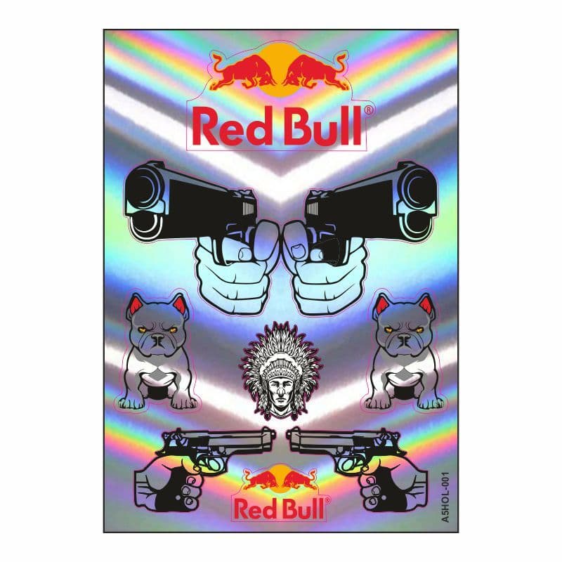 A5 Hologram Sticker 071 TEK Paket Çoklu Sticker aksesuar