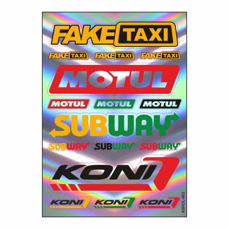 A5 Hologram Sticker 072 TEK Paket Çoklu Sticker aksesuar