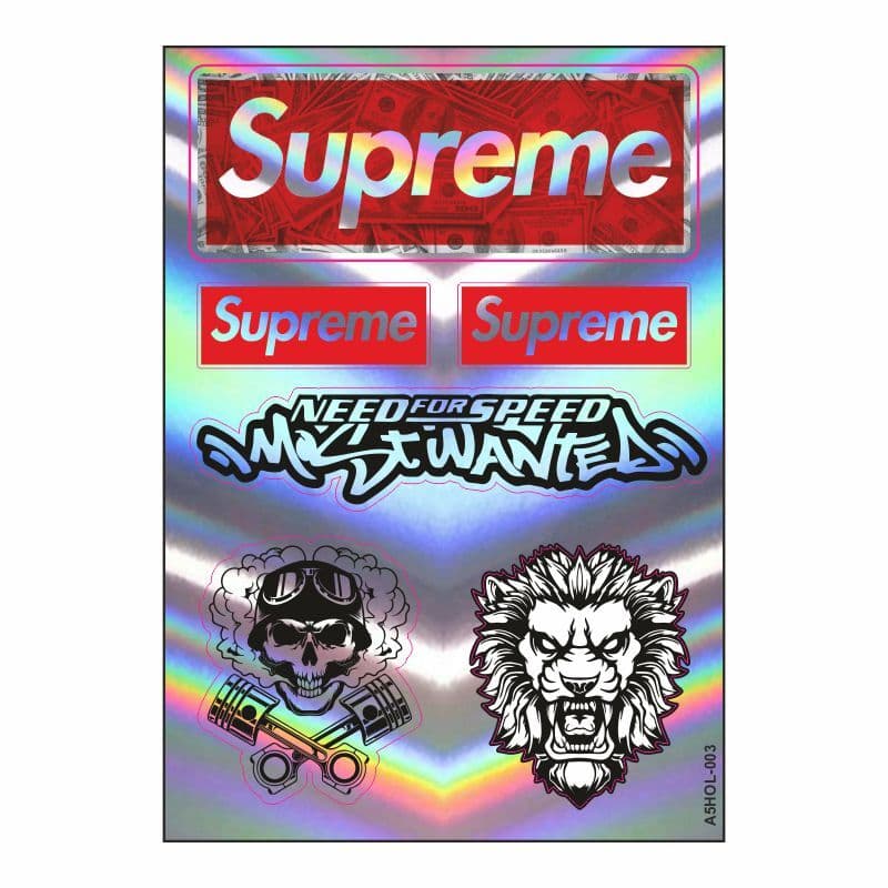 A5 Hologram Sticker 073 TEK Paket Çoklu Sticker aksesuar