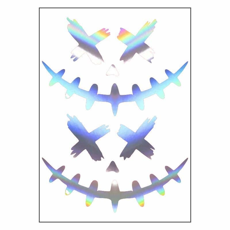 A4 Sticker 113 TEK Paket Çoklu Sticker Joker Hologram aksesuar