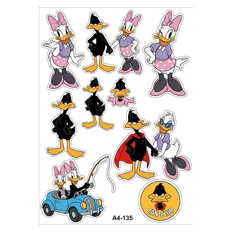 A4 Sticker 135 TEK Paket Çoklu Sticker aksesuar