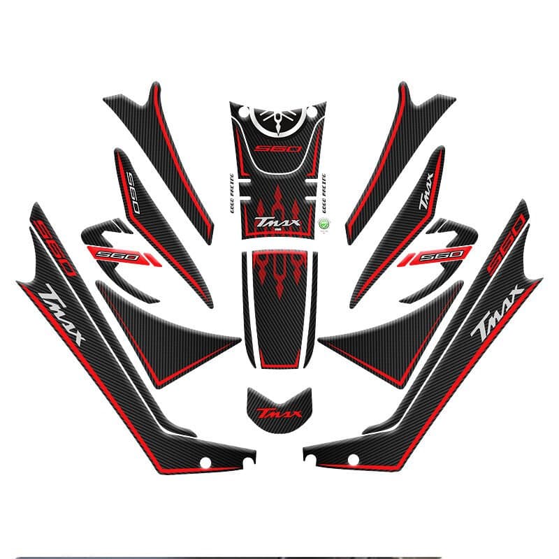 Yamaha Tmax 560 2019 - 2021 Uyumlu Tank PAD Set 002 aksesuar