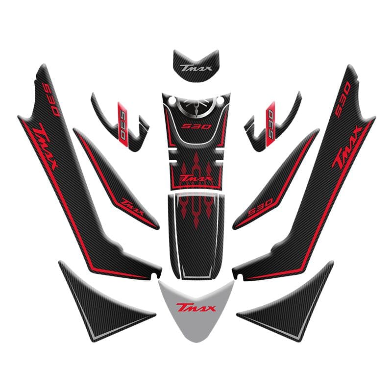 Yamaha Tmax 530 2017 - 2021 Uyumlu Tank PAD Set 001 aksesuar