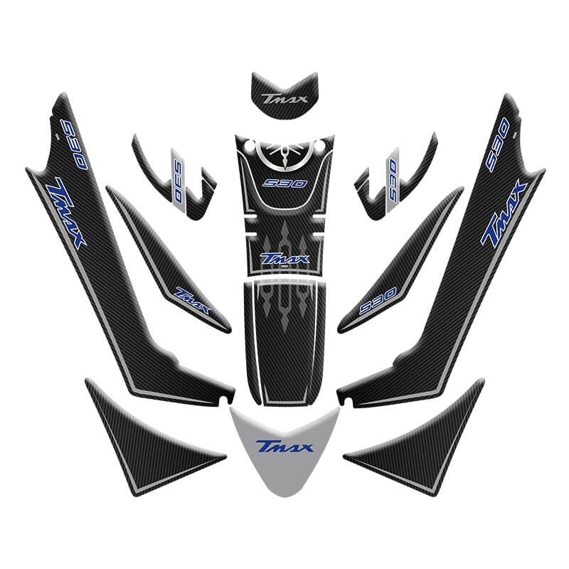 Yamaha Tmax 530 2017 - 2021 Uyumlu Tank PAD Set 002 aksesuar