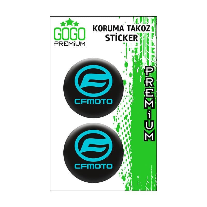 CF Moto Mavi Koruma Takozu 4X4 İkili Damla Sticker aksesuar