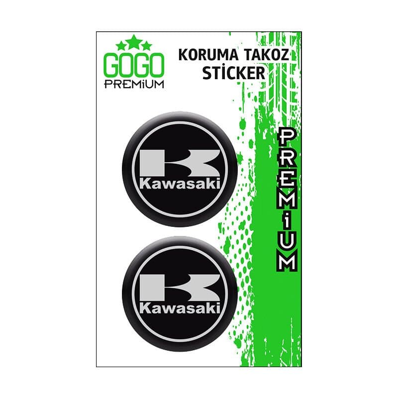 Kawasaki Koruma Takozu 4X4 İkili Damla Sticker aksesuar