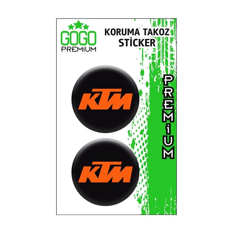 KTM Koruma Takozu 4X4 İkili Damla Sticker aksesuar