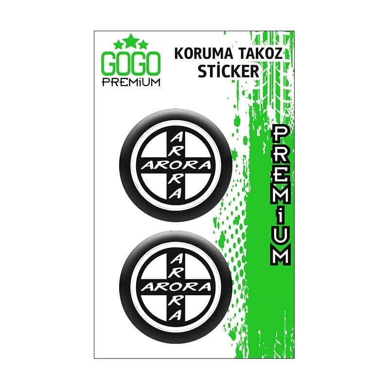 Arora Koruma Takozu 4X4 İkili Damla Sticker yedek parça