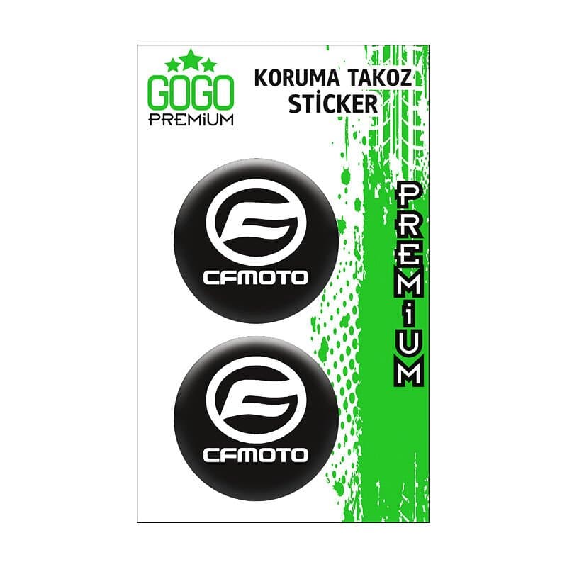 CF Moto Beyaz Koruma Takozu 4X4 İkili Damla Sticker aksesuar