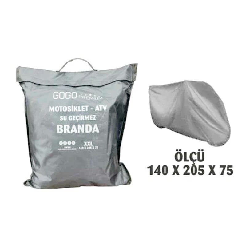 SU Geçirmez Kalın Branda GRİ aksesuar