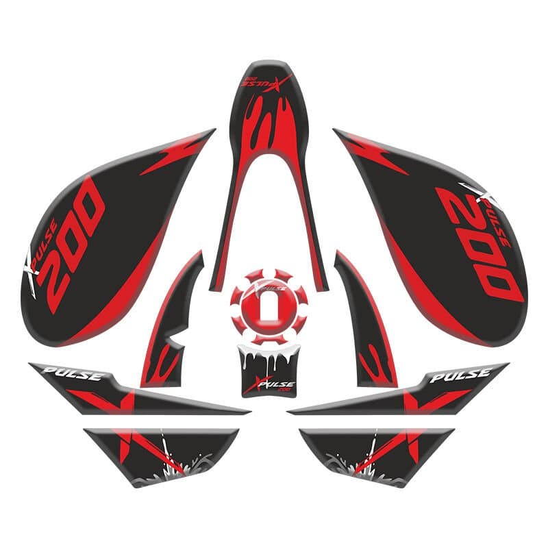 Hero Xpulse 200 2020 - 2025 Uyumlu Tank PAD Set 003 aksesuar