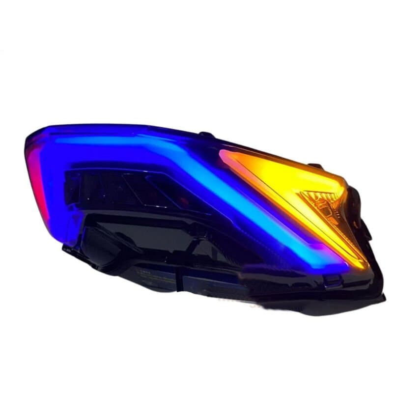 Honda PCX 2021 - 2024 Uyumlu RGB LED Telefon Konrollü Arka Stop Takımı Bluetooth aksesuar