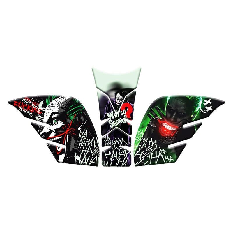 CF Moto 250 NK 2018 - 2022 Uyumlu Gece Yanan Doğal Renk Fosforlu Tank PAD Set 005 aksesuar