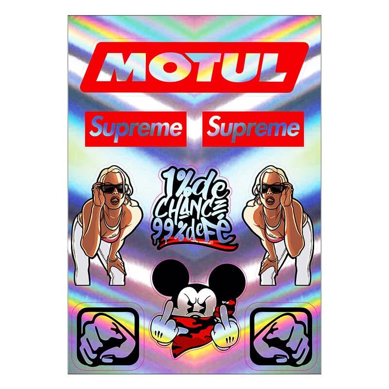 A5 Hologram Sticker 081 TEK Paket Çoklu Sticker aksesuar