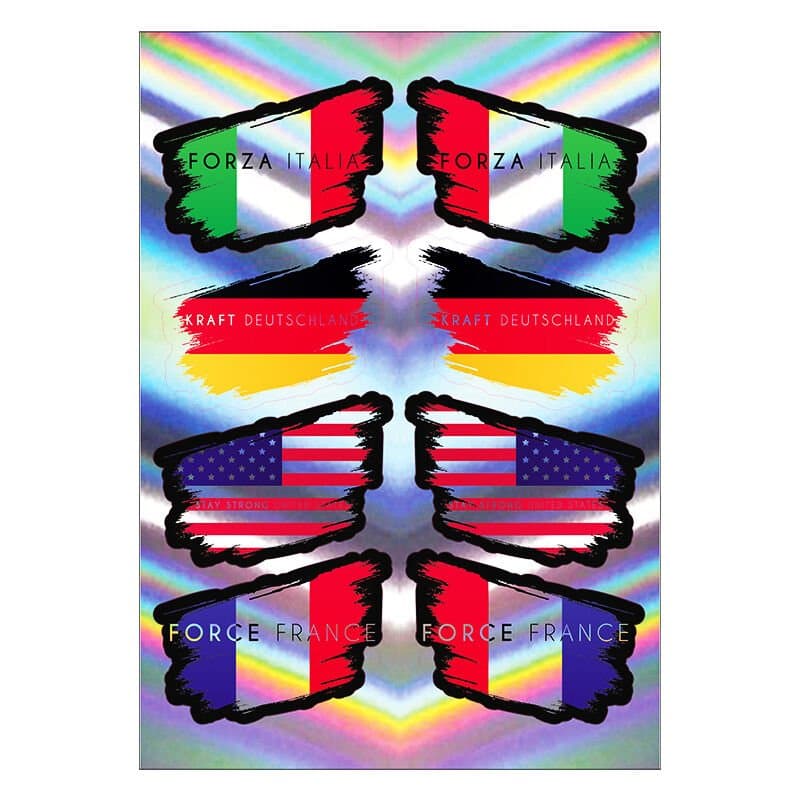 A5 Hologram Sticker 091 TEK Paket Çoklu Sticker aksesuar