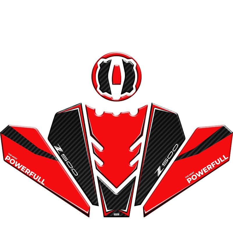 Kawasaki Z500 2025 Uyumlu Tank PAD Set 002 aksesuar