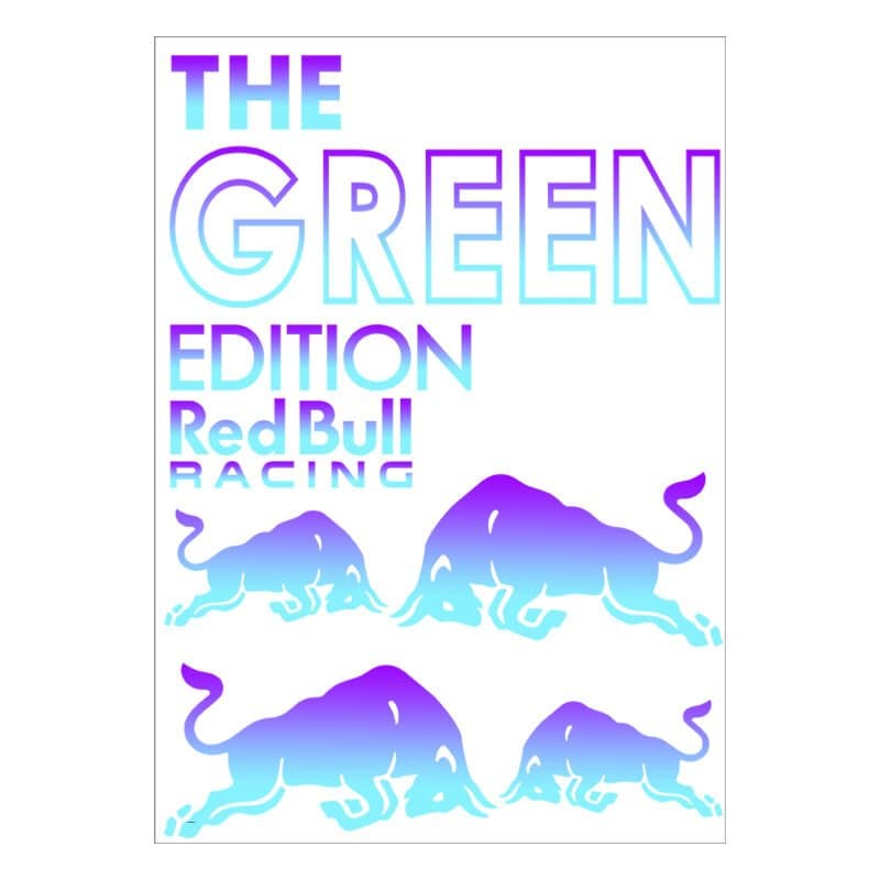 A4 Hologram Sticker 143 Green TEK Paket Sticker aksesuar