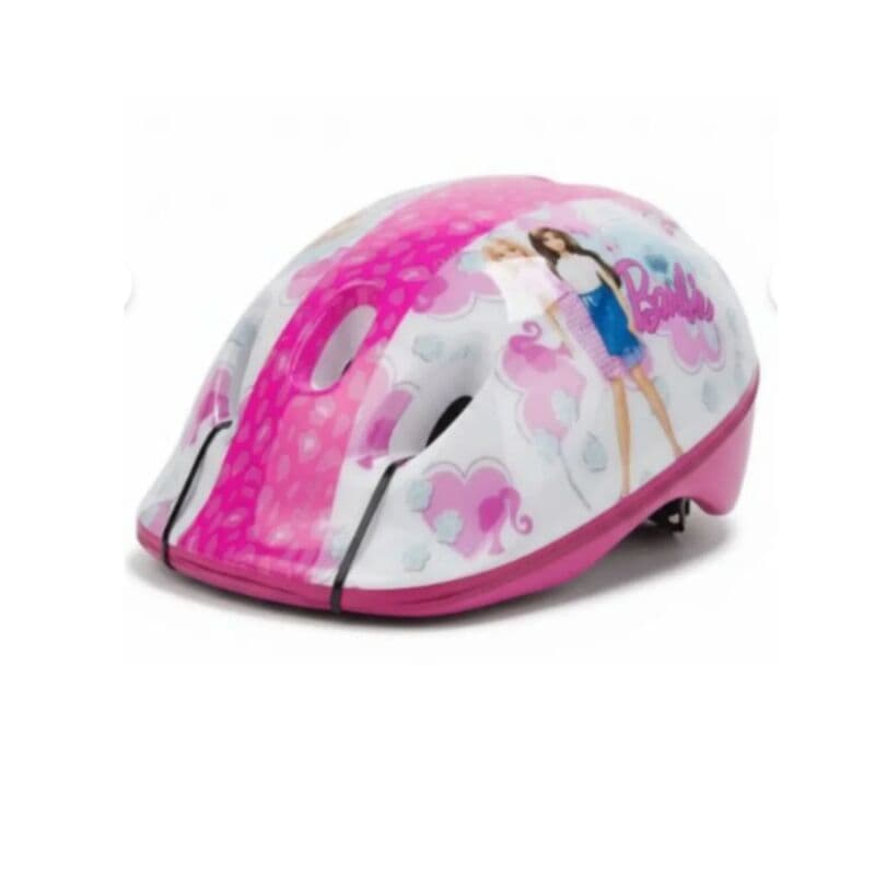 Pembe Barbie Temalı Çocuk Bisiklet Scooter Kaskı (5-9 Yaş) aksesuar