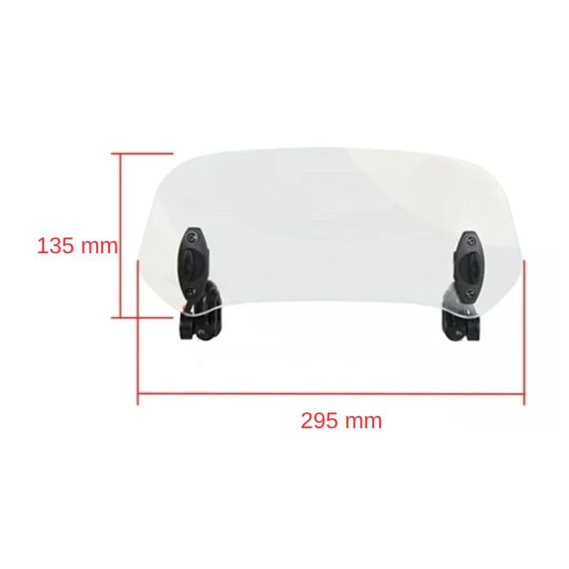 Universal Rüzgar Saptırıcı CAM ( Deflektör ) Ayarlanabilir Asansörlü 295 X 135 MM Şeffaf aksesuar