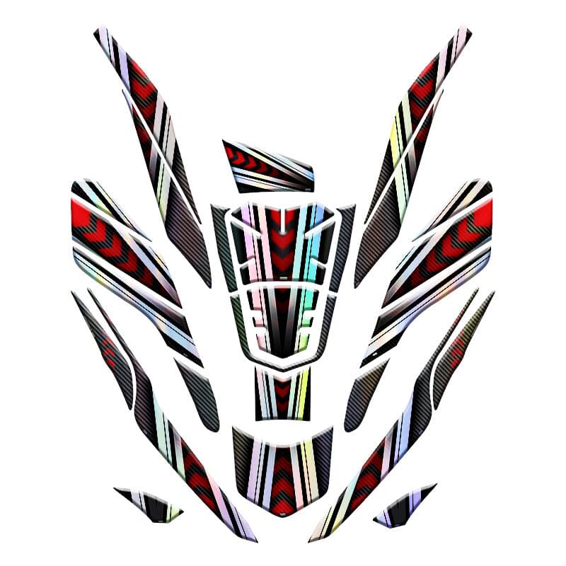Honda PCX 2021 - 2024 Uyumlu Tank PAD Set Hologram 0225 aksesuar