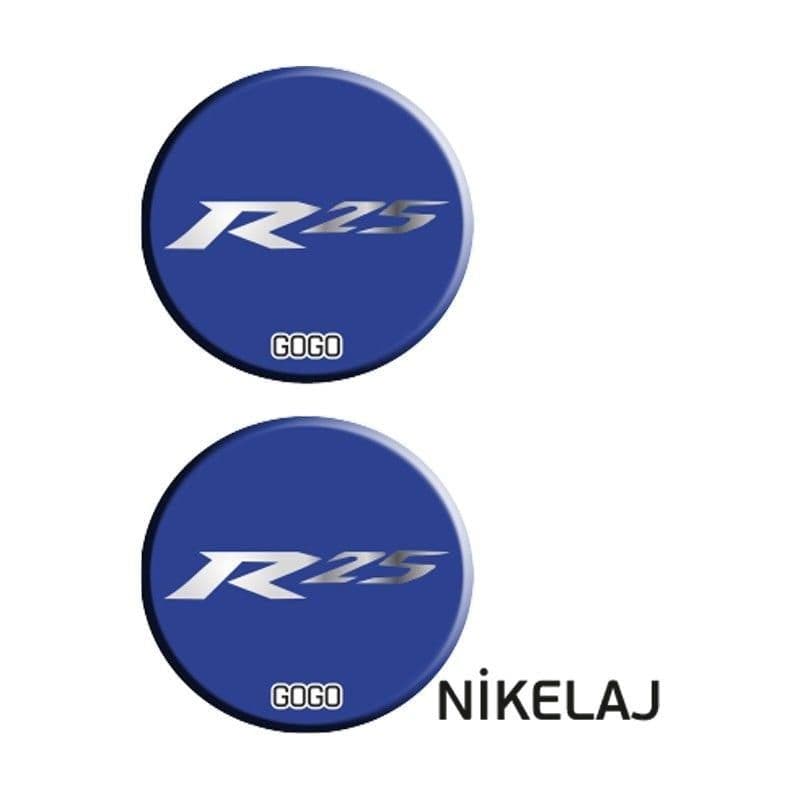 Yamaha R25 Uyumlu Koruma Takoz 1 (4X4) İkili Damla Etiket aksesuar