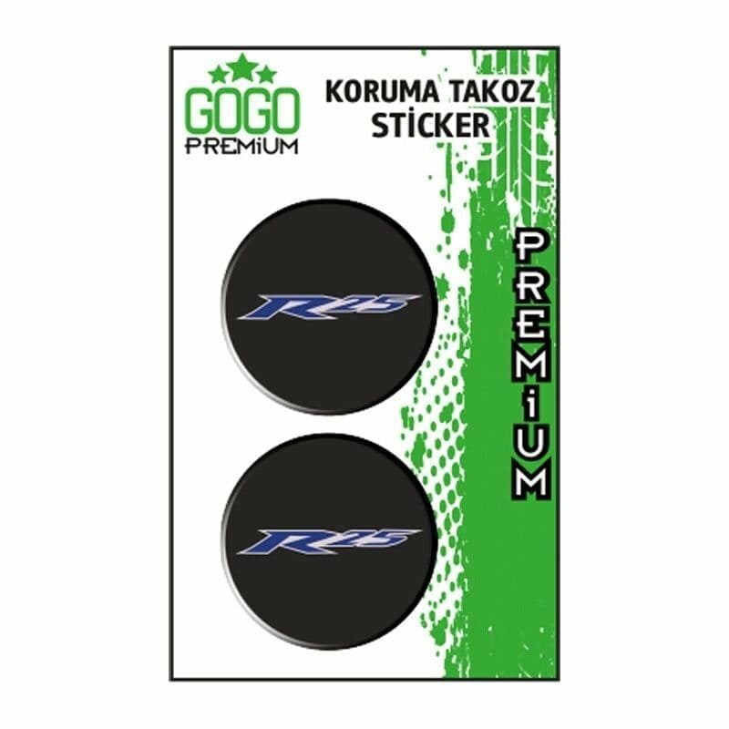 Yamaha R25 Uyumlu 2 Koruma Takozu İkili Damla Sticker aksesuar