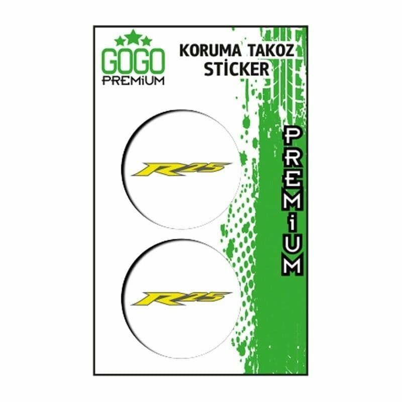 Yamaha R25 Uyumlu 3 Koruma Takozu İkili Damla Sticker aksesuar