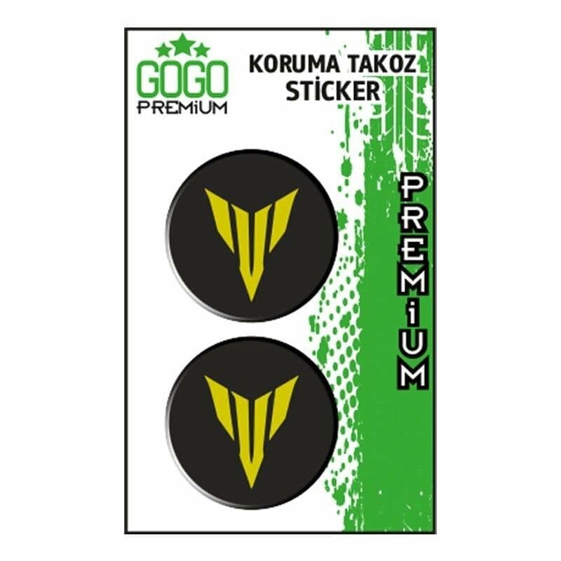 Yamaha MT Uyumlu 3 Koruma Takozu İkili Damla Sticker aksesuar