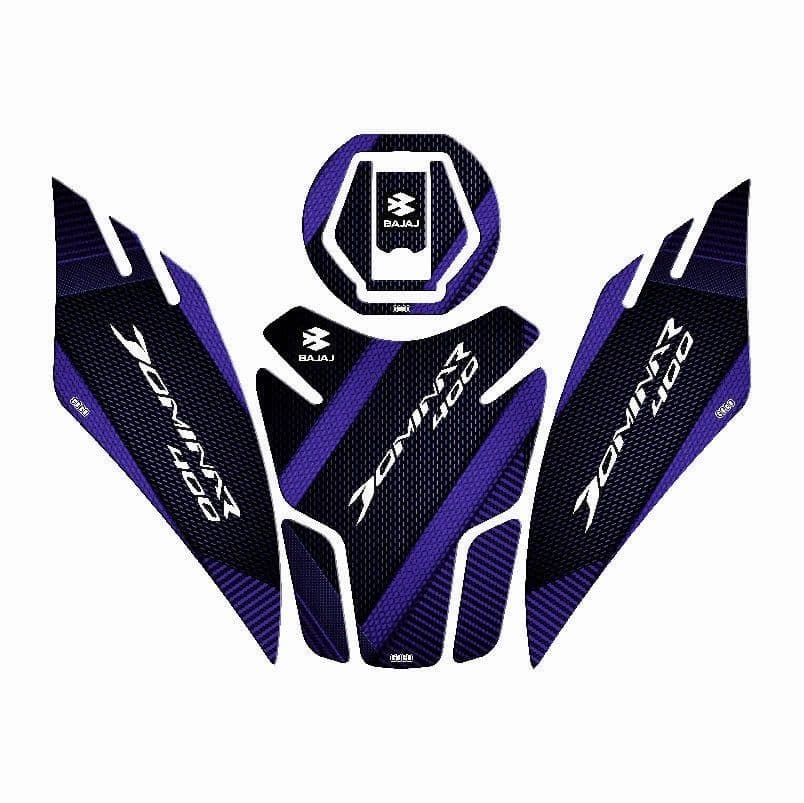 Bajaj Dominar 400 2017 - 2024 Uyumlu Tank Pad Set 002 aksesuar