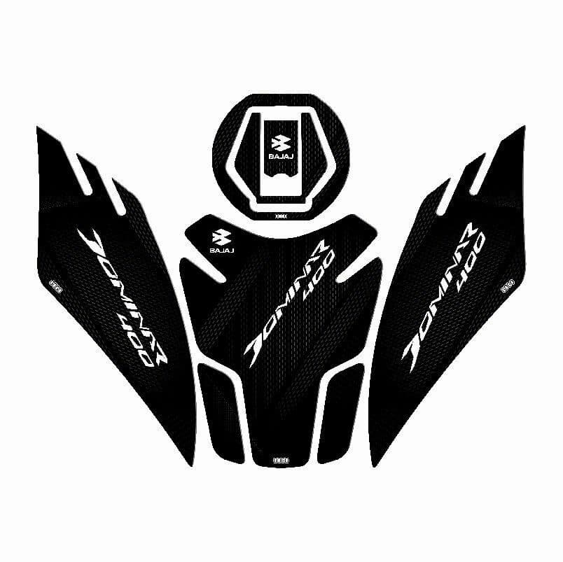 Bajaj Dominar 400 2017 - 2024 Uyumlu Tank Pad Set 003 aksesuar