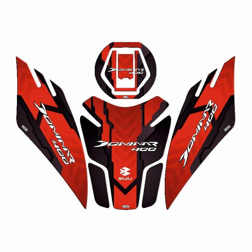 Bajaj Dominar 400 2017 - 2024 Uyumlu Tank Pad Set 004 aksesuar
