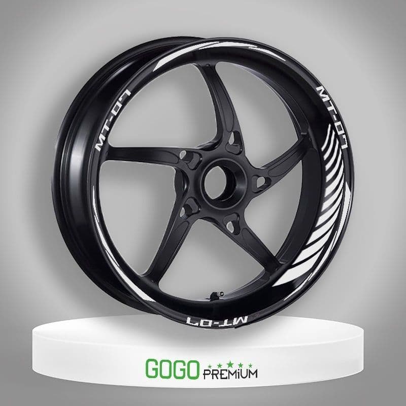 Florasan Yeşil Yamaha MT-07 Uyumlu Racıng 1 Set Jant Şeridi aksesuar