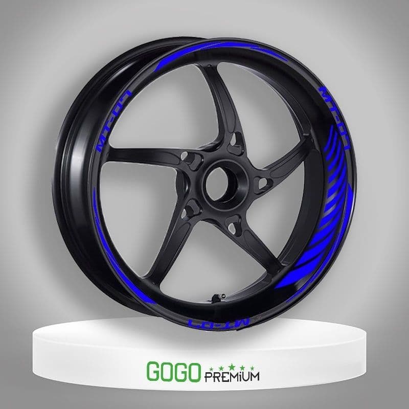Florasan Turuncu Yamaha MT-07 Uyumlu Racıng 1 Set Jant Şeridi aksesuar