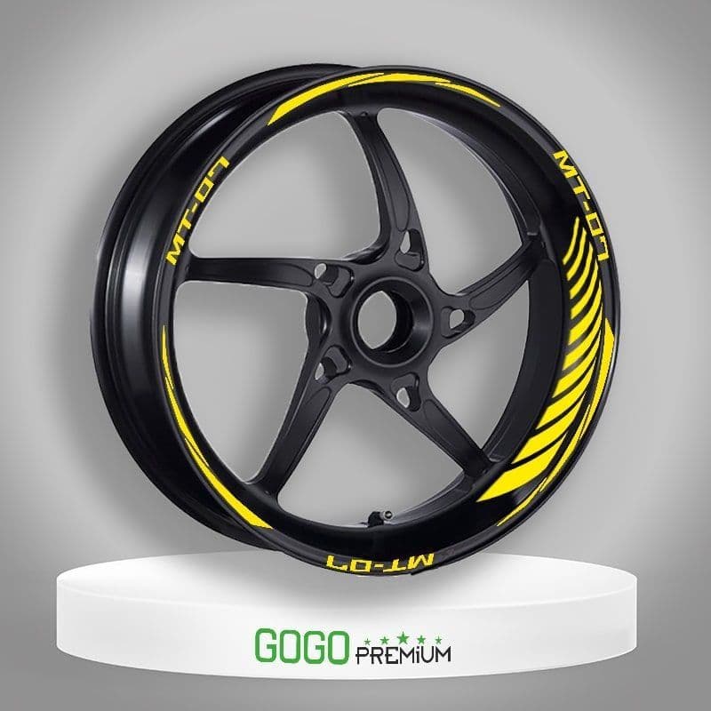 Florasan Kırmızı Yamaha MT-07 Uyumlu Racıng 1 Set Jant Şeridi aksesuar