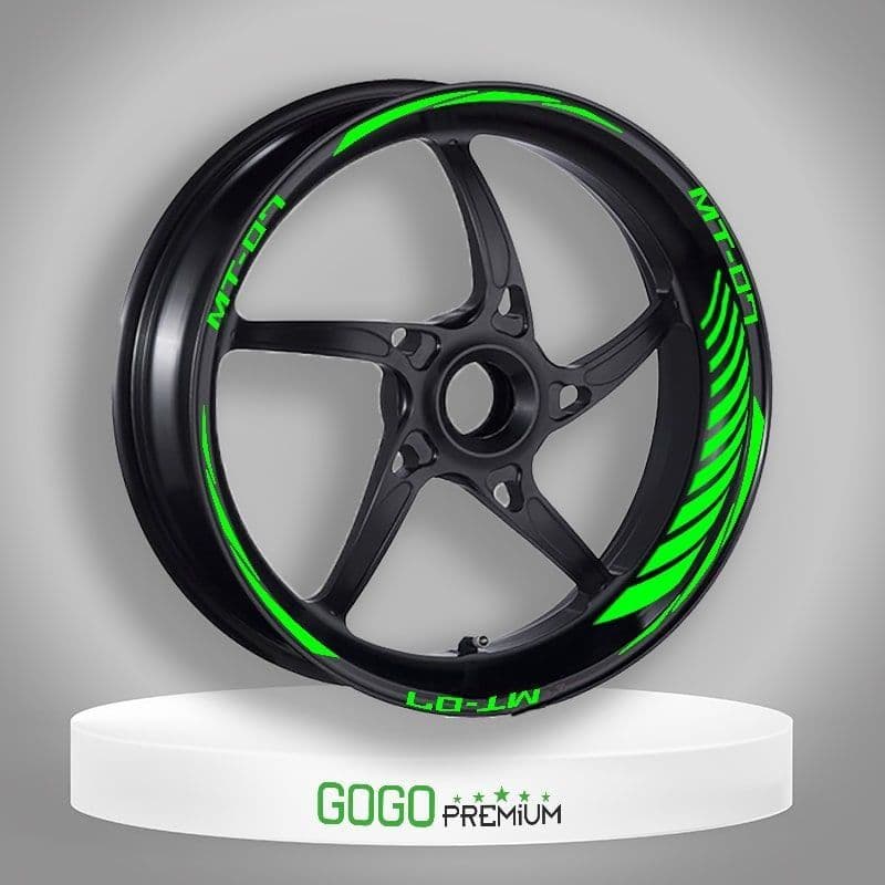 Reflektör Kırmızı Yamaha MT-07 Uyumlu Racıng 1 Set Jant Şeridi aksesuar