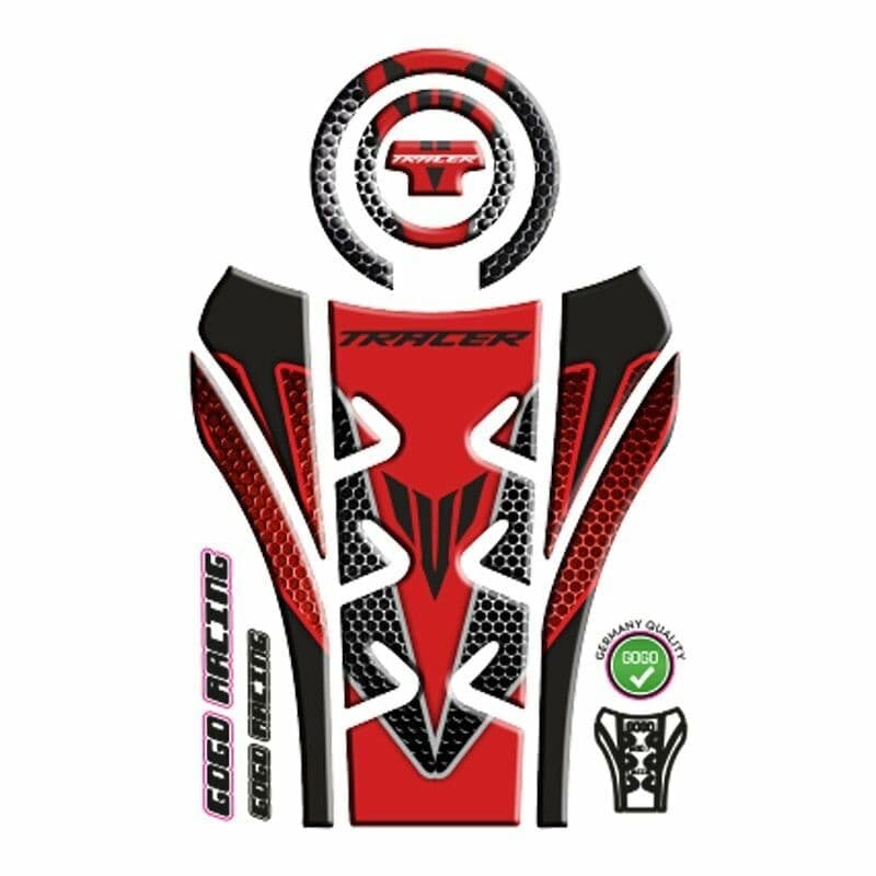 Yamaha MT07 Tracer 2016 - 2018 Uyumlu Tank PAD Set 003 aksesuar