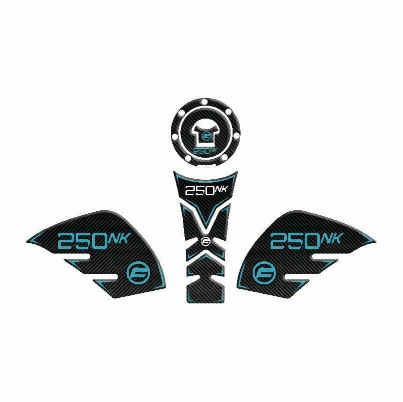 CF Moto 250 NK 2018 - 2022 Uyumlu Tank Pad Set 001 aksesuar