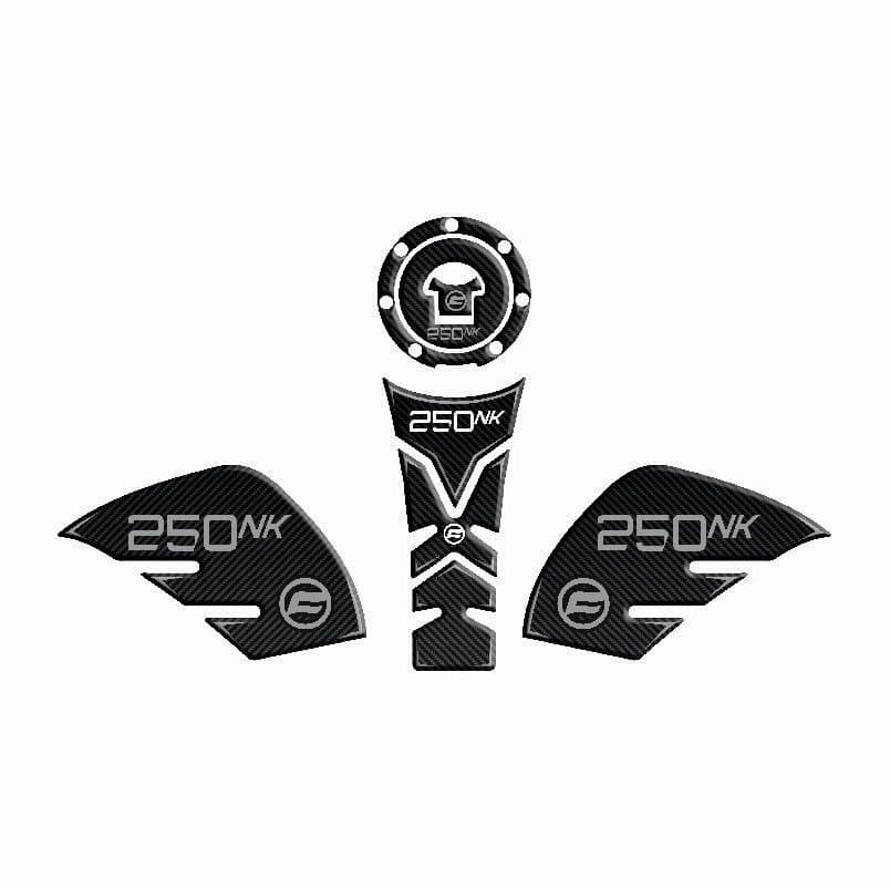 CF Moto 250 NK 2018 - 2022 Uyumlu Tank Pad Set 002 aksesuar