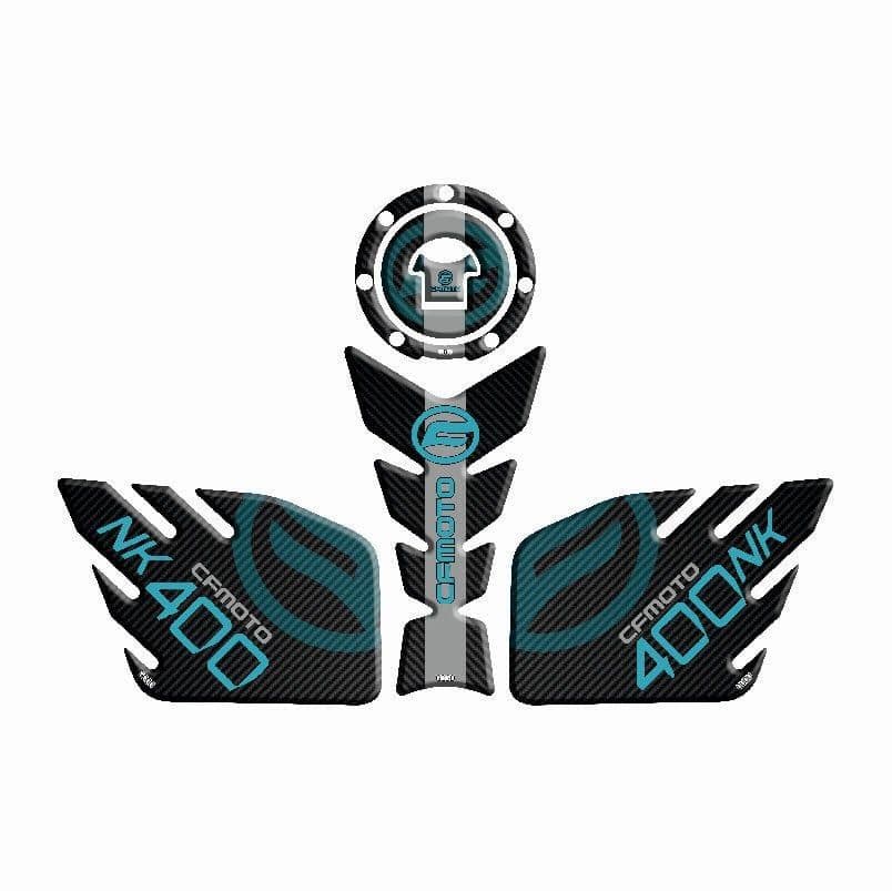 CF Moto 400 NK 2017 - 2022 Uyumlu Tank Pad Set 001 aksesuar